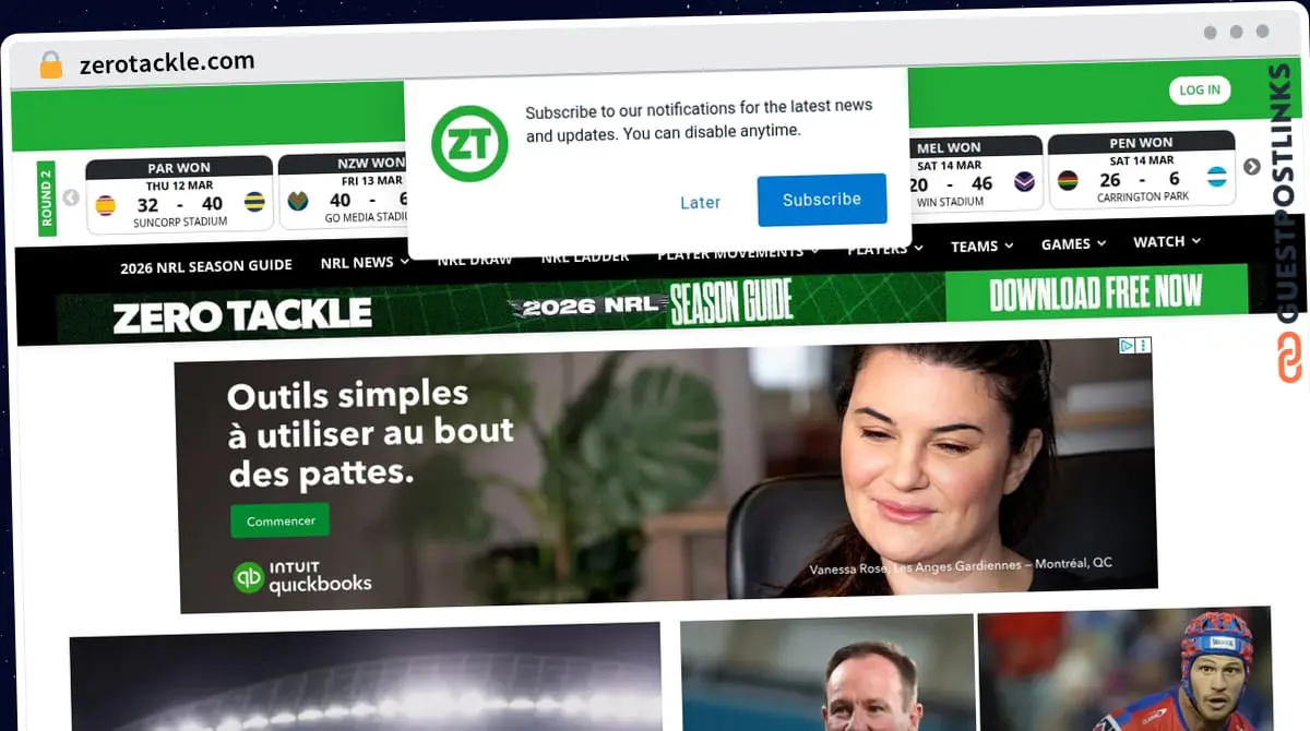 Publish Guest Post on zerotackle.com
