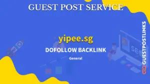 Buy Guest Post on yipee.sg