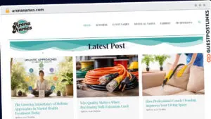 Publish Guest Post on arenanames.com