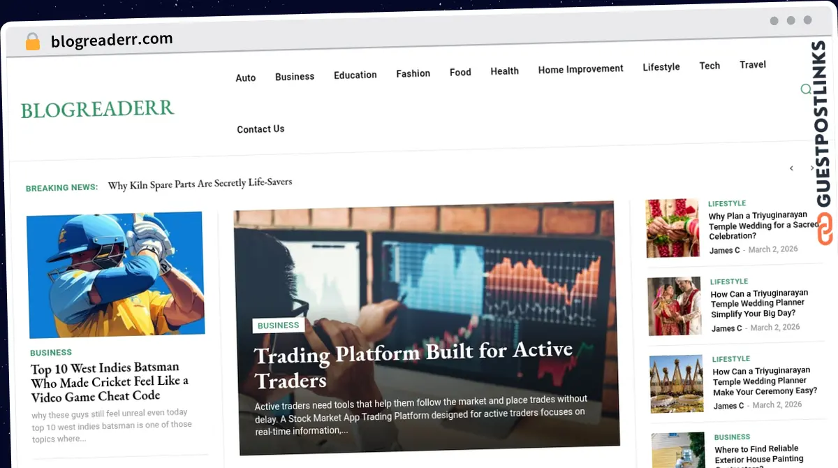 Publish Guest Post on blogreaderr.com