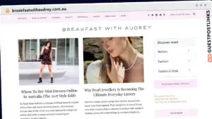 Publish Guest Post on breakfastwithaudrey.com.au