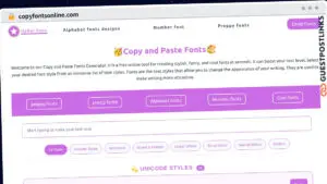 Publish Guest Post on copyfontsonline.com