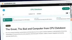 Publish Guest Post on cpudatabase.com
