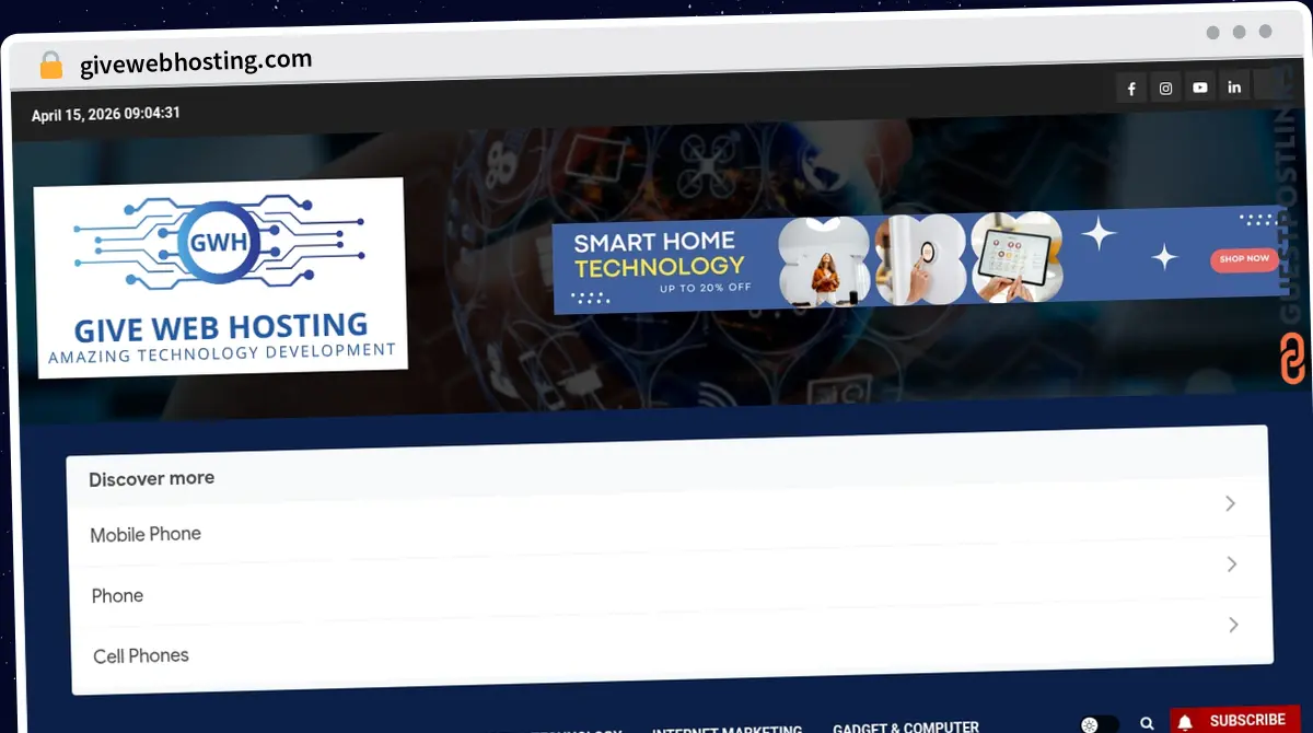 Publish Guest Post on givewebhosting.com