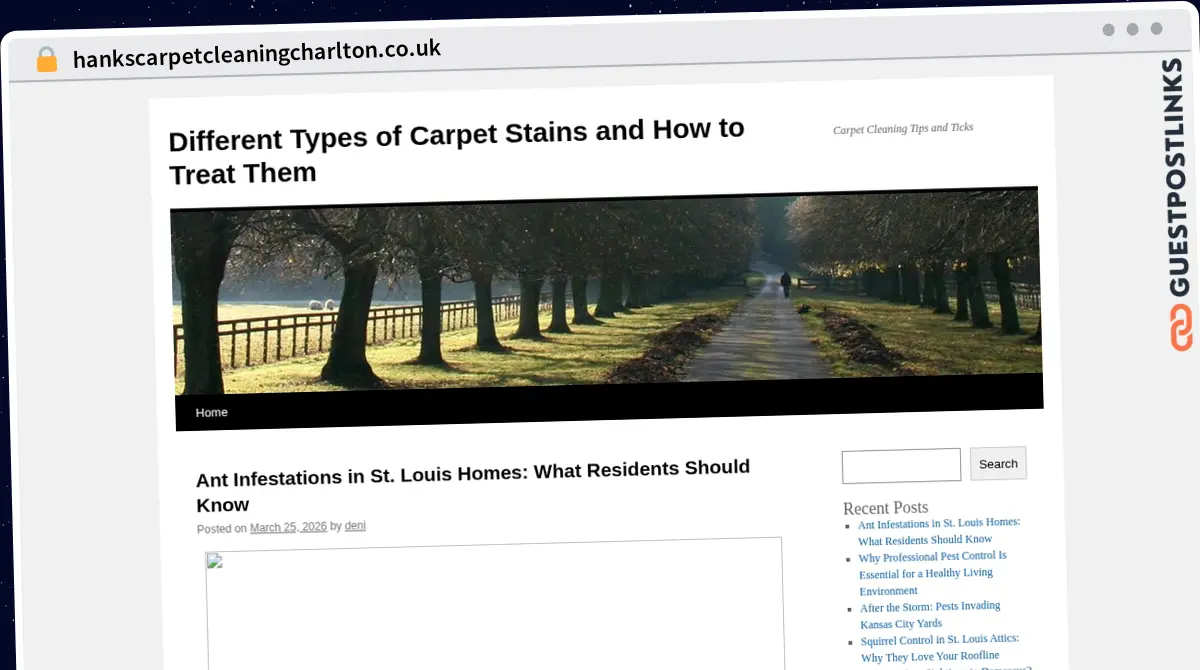 Publish Guest Post on hankscarpetcleaningcharlton.co.uk
