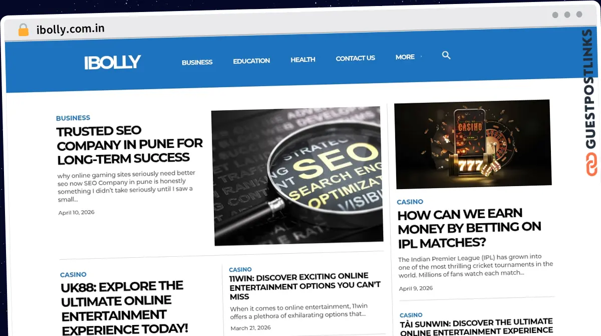 Publish Guest Post on ibolly.com.in