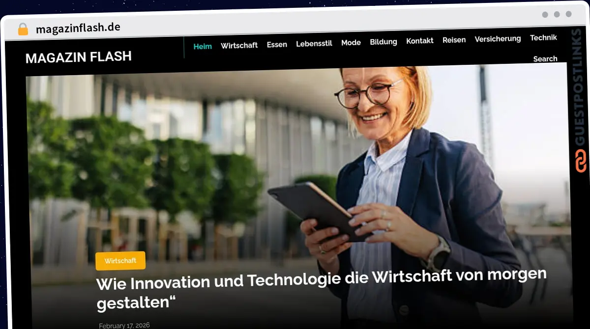Publish Guest Post on magazinflash.de
