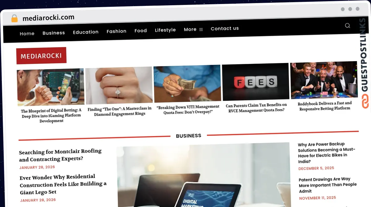 Publish Guest Post on mediarocki.com