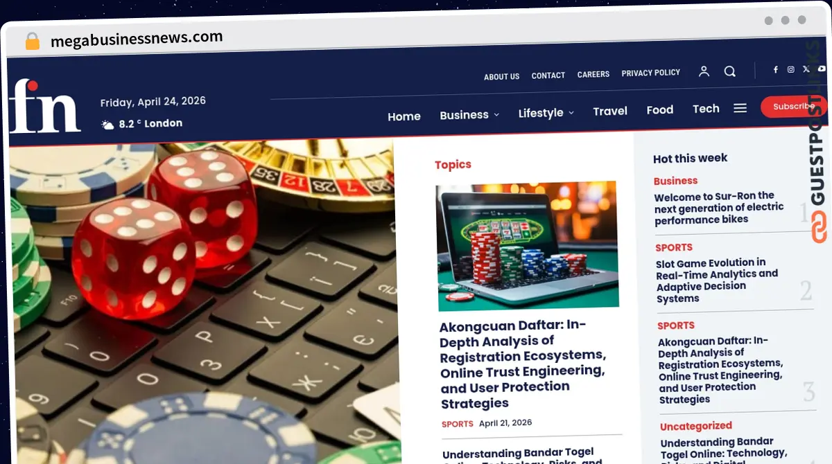 Publish Guest Post on megabusinessnews.com