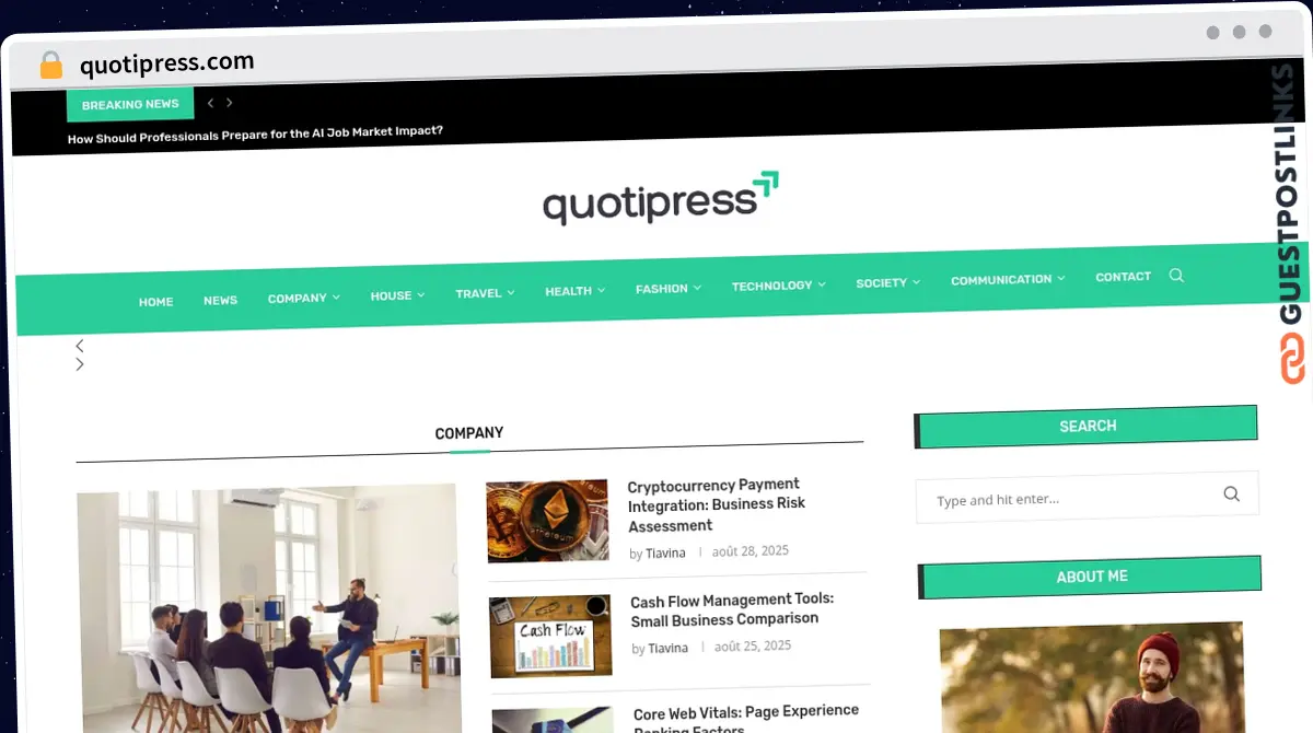 Publish Guest Post on quotipress.com