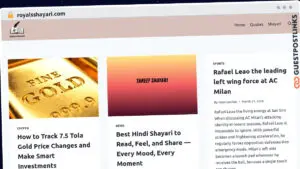 Publish Guest Post on royalsshayari.com