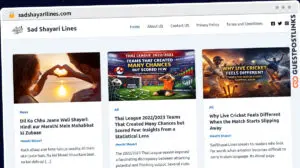 Publish Guest Post on sadshayarilines.com