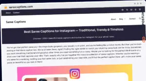 Publish Guest Post on sareecaptions.com