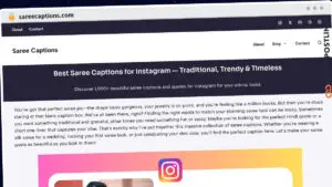 Publish Guest Post on sareecaptions.com