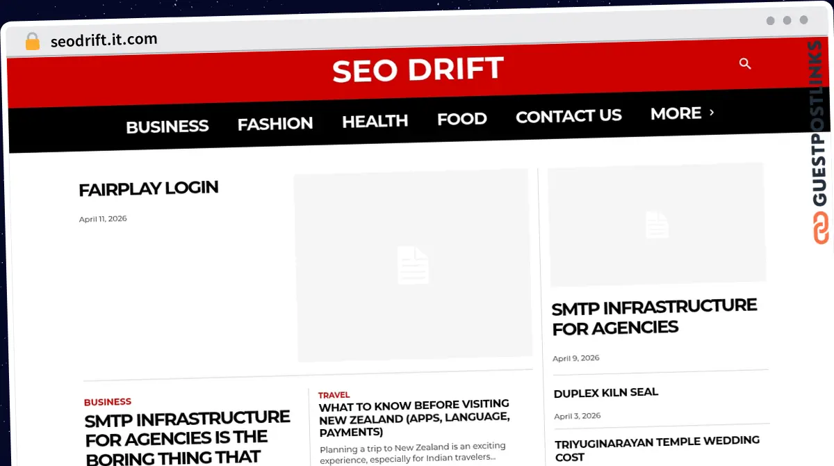 Publish Guest Post on seodrift.it.com