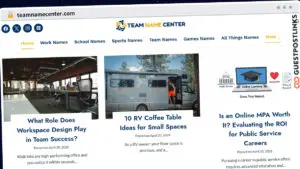 Publish Guest Post on teamnamecenter.com
