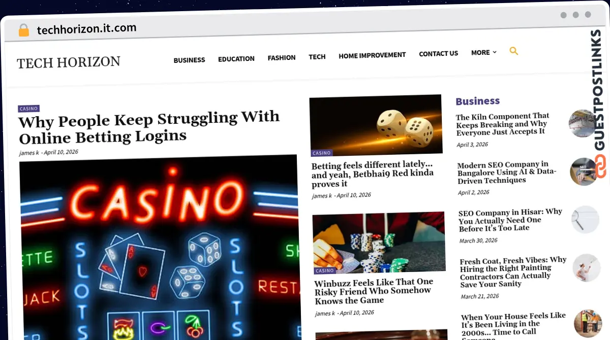 Publish Guest Post on techhorizon.it.com