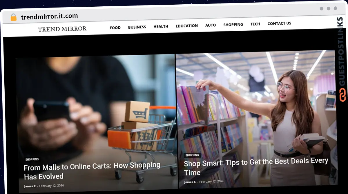 Publish Guest Post on trendmirror.it.com