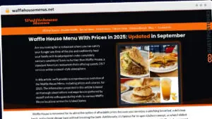 Publish Guest Post on wafflehousemenus.net