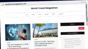 Publish Guest Post on worldtravelmagazines.com