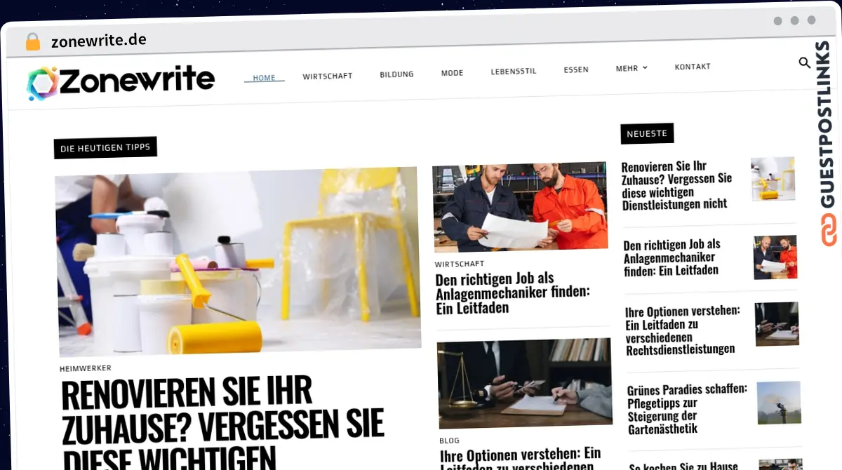 Publish Guest Post on zonewrite.de