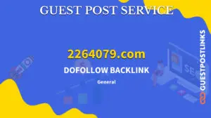 Buy Guest Post on 2264079.com