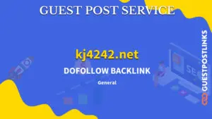 Buy Guest Post on kj4242.net