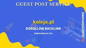 Buy Guest Post on koleja.pl