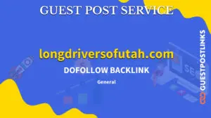 Buy Guest Post on longdriversofutah.com