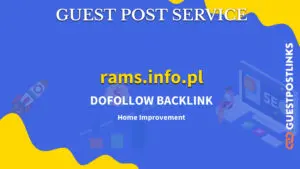 Buy Guest Post on rams.info.pl
