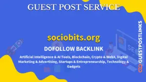 Buy Guest Post on sociobits.org