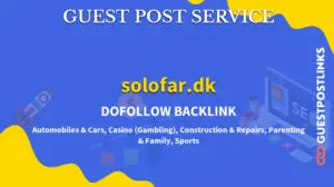 Buy Guest Post on solofar.dk