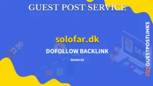 Buy Guest Post on solofar.dk