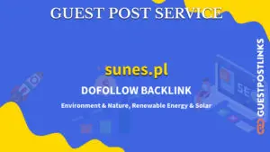 Buy Guest Post on sunes.pl