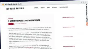 Publish Guest Post on 121-fundraising.co.uk