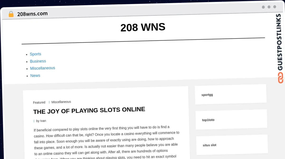 Publish Guest Post on 208wns.com
