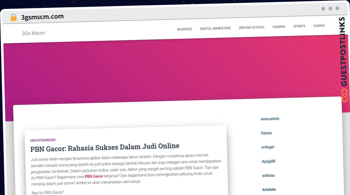 Publish Guest Post on 3gsmscm.com