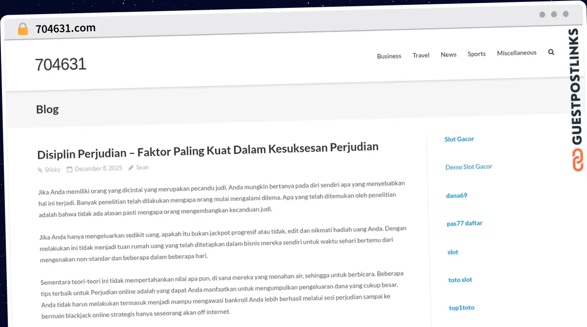 Publish Guest Post on 704631.com