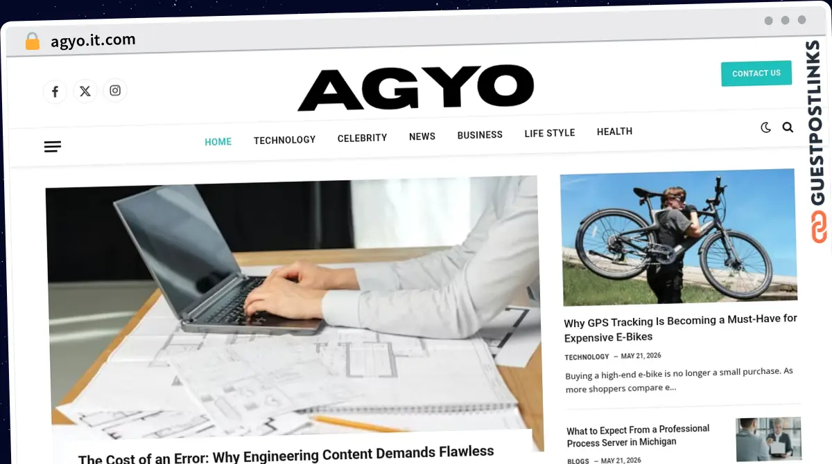 Publish Guest Post on agyo.it.com