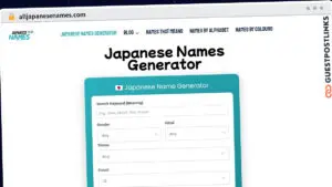 Publish Guest Post on alljapanesenames.com