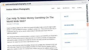 Publish Guest Post on andrewwilsonphotography.co.uk