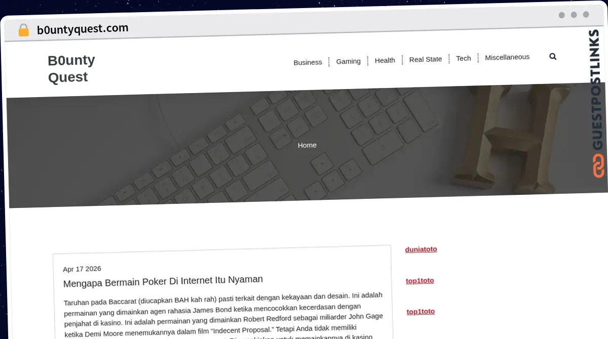 Publish Guest Post on b0untyquest.com