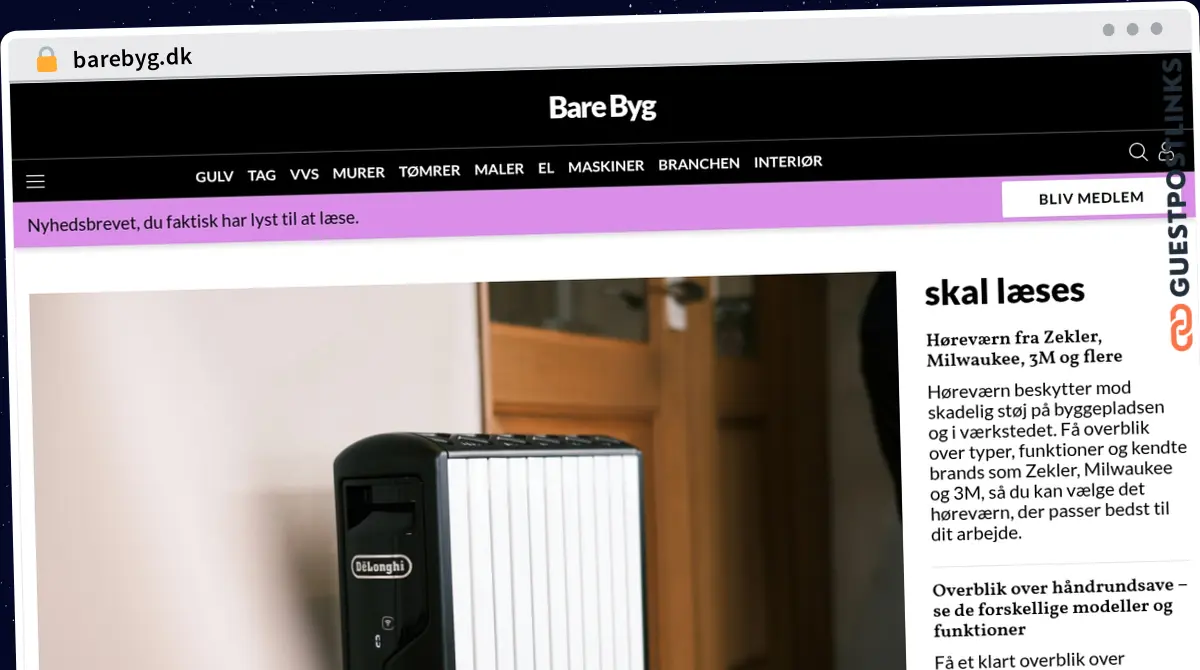 Publish Guest Post on barebyg.dk