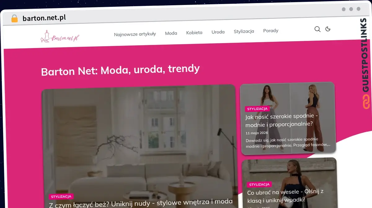 Publish Guest Post on barton.net.pl