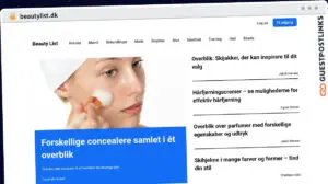 Publish Guest Post on beautylist.dk