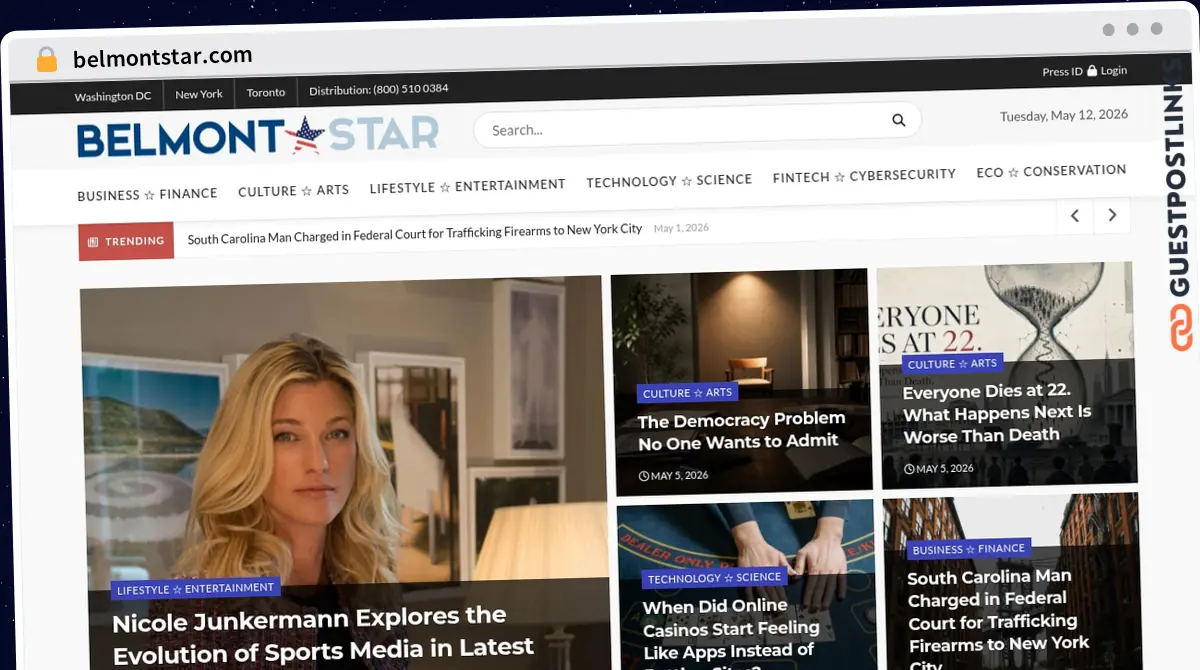 Publish Guest Post on belmontstar.com