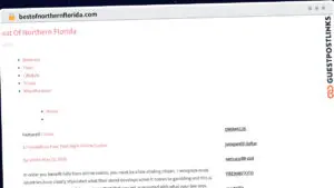 Publish Guest Post on bestofnorthernflorida.com