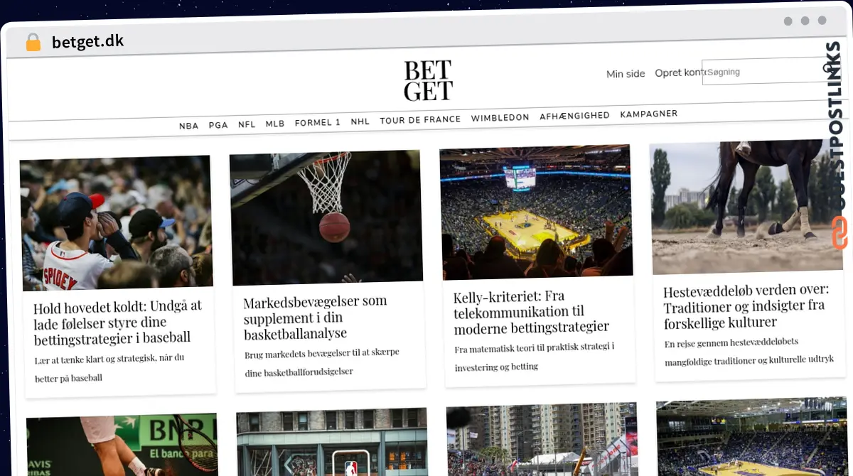 Publish Guest Post on betget.dk