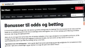 Publish Guest Post on betshare.dk