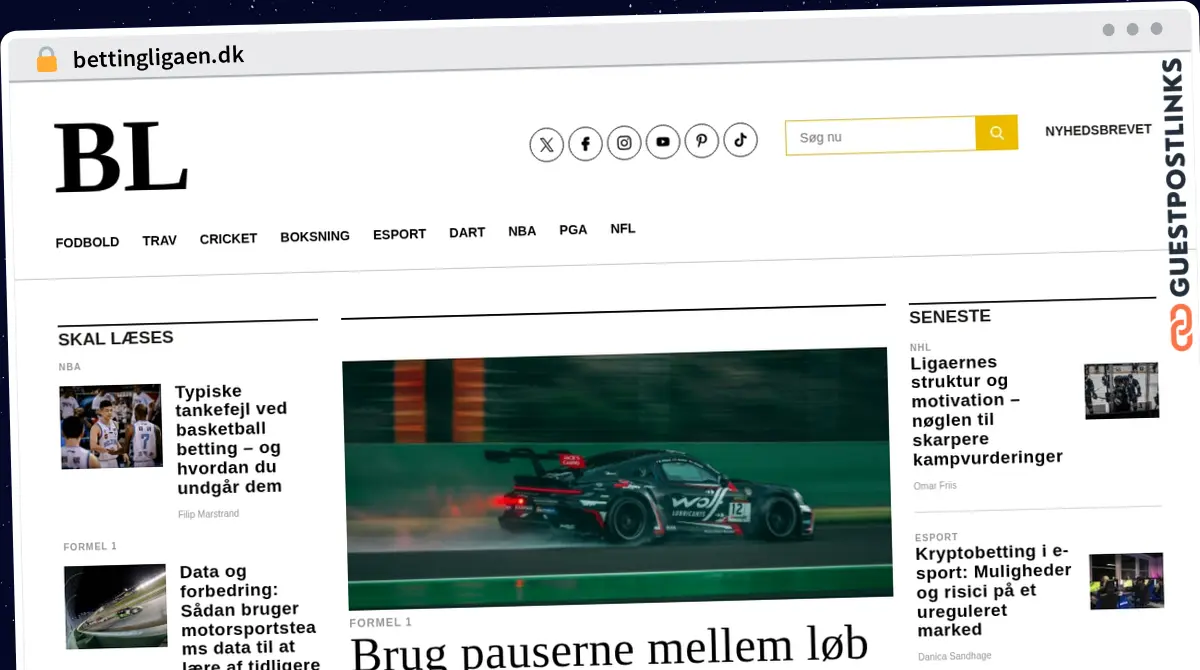 Publish Guest Post on bettingligaen.dk
